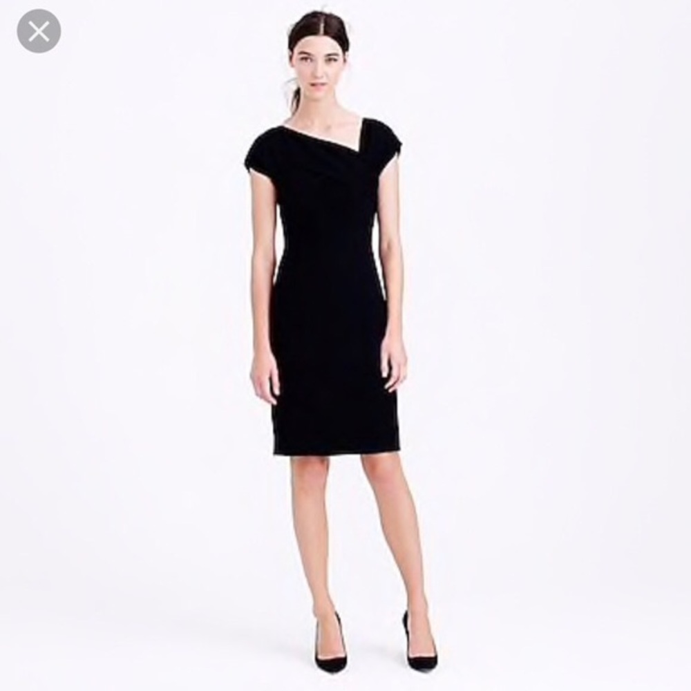 J Crew Wool Origami Sheath Dress size 4